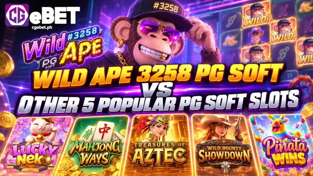Wild Ape 3258 PG Soft vs Other 5 Popular PG Soft Slots