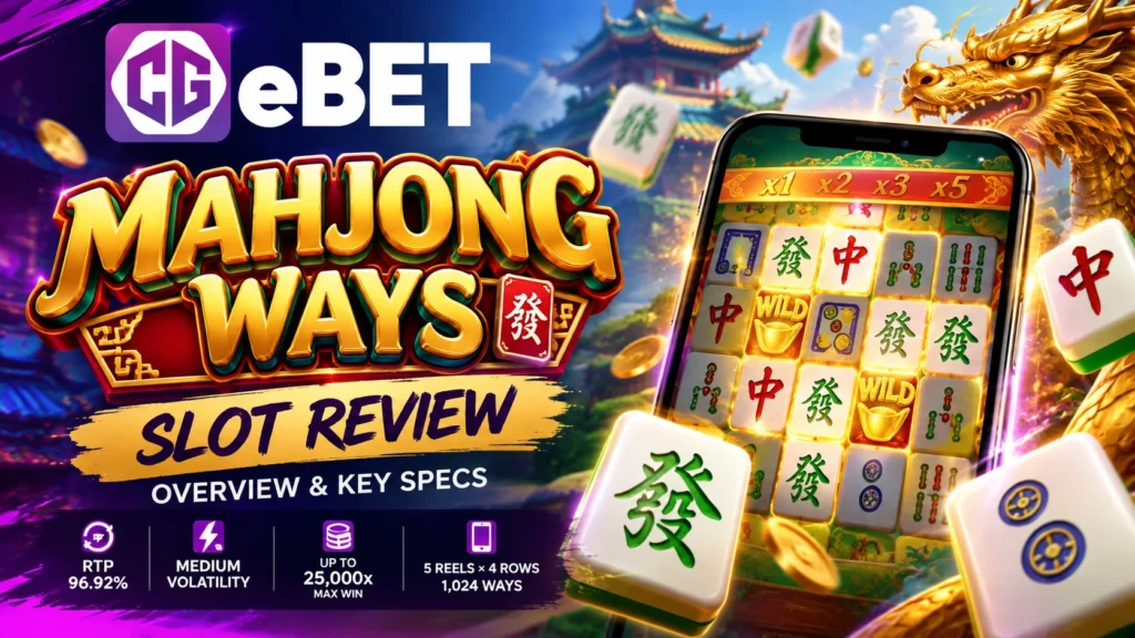 Mahjong Ways Slot Review Overview & Key Specs